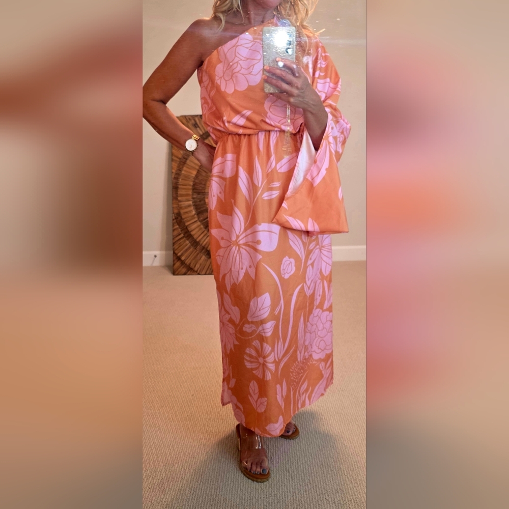 Charisma One Shoulder Floral Dress